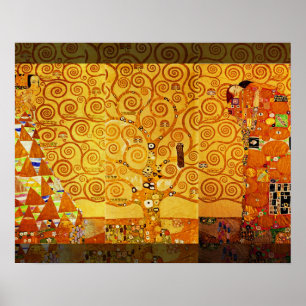 Tree of Life Gustav Klimt Nouveau Poster