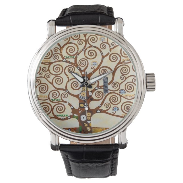 Tree Of Life Gustav Klimt Restored Version Watch (Front)