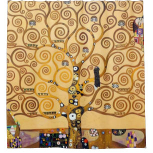 Tree Of Life Gustav Klimt Shower Curtain