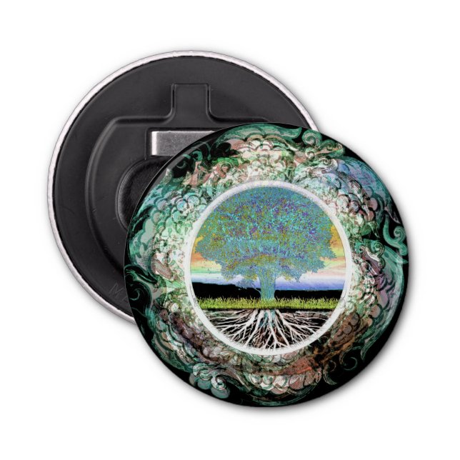 Tree of Life Happiness Bottle Opener (Front)