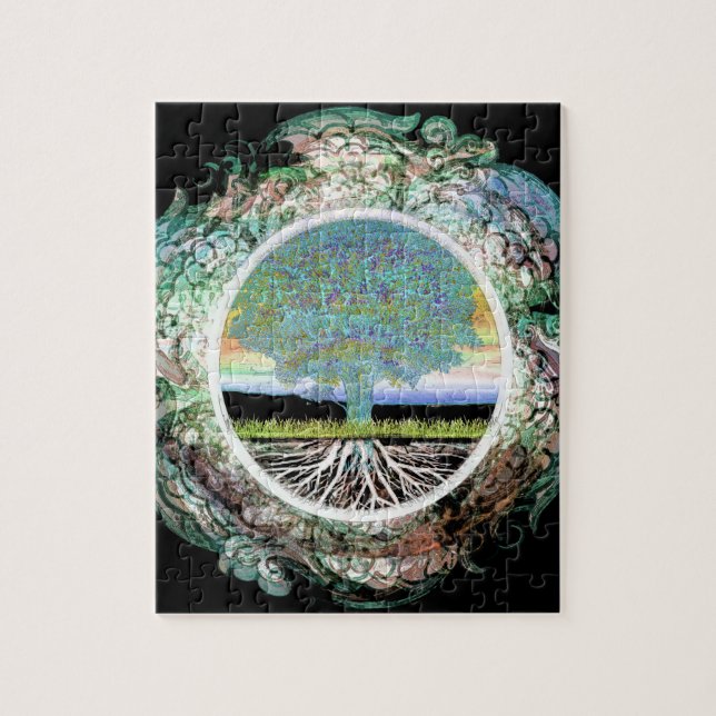 Tree of Life Happiness Jigsaw Puzzle (Vertical)