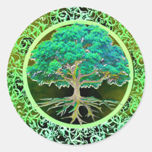 Tree of Life Health Classic Round Sticker