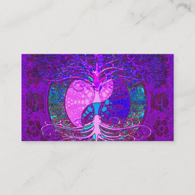 Tree of Life Heart Business Card (Front)