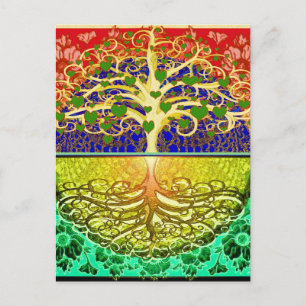 Tree of Life Heart Postcard