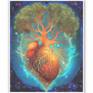 Tree Of Life Heart Surreal Nature Art