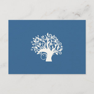Tree of Life Hebrew Jewish Wedding RSVP Card