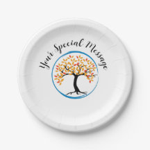 Tree of Life in Blue Circle Survivor Party