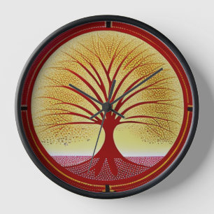Tree of Life in Red Clock