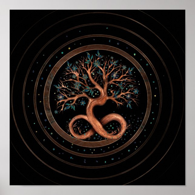 Tree of Life - Infinity Spiral Poster (Front)