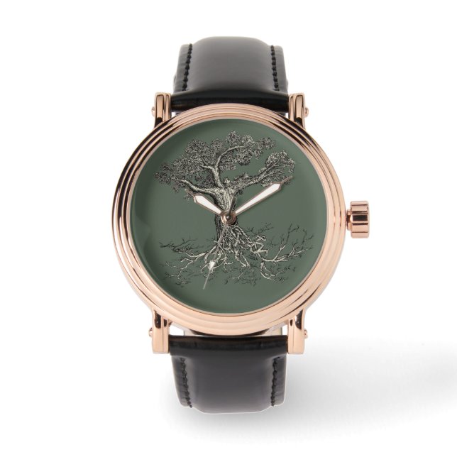 Tree of life: Ink and sage Watch (Front)