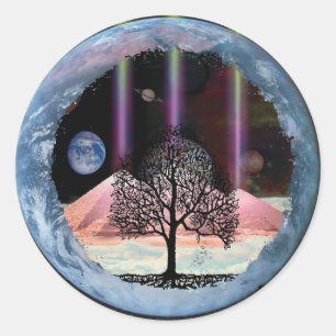 Tree of Life Inner Truth Classic Round Sticker