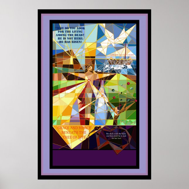 Tree of Life Jesus Banner Poster (Front)