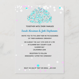 Tree of Life Jewish wedding Invitation