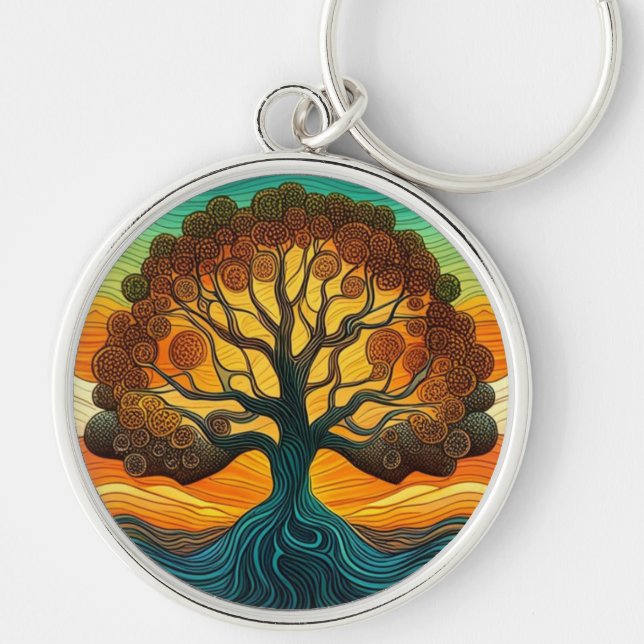 Tree of Life  Key Ring (Front)