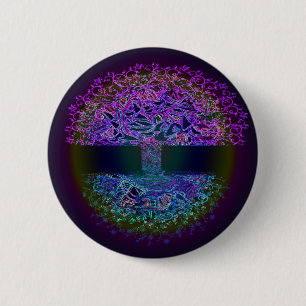 Tree of Life Knowingness 6 Cm Round Badge
