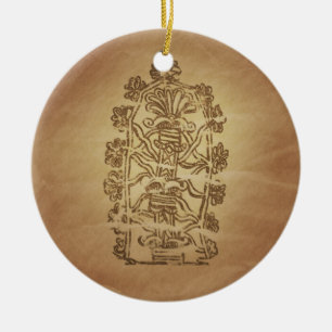 Tree of Life Knowledge Babylonian Magic Charms Ceramic Tree Decoration
