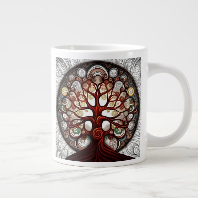 Tree of Life  Large Coffee Mug (Right)