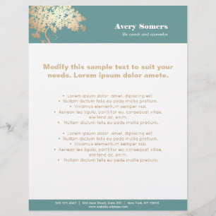 Tree of Life Logo  Health and Wellness Flyer