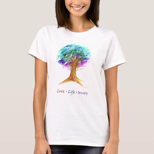 Tree of Life Love Unity T-Shirt (Front)