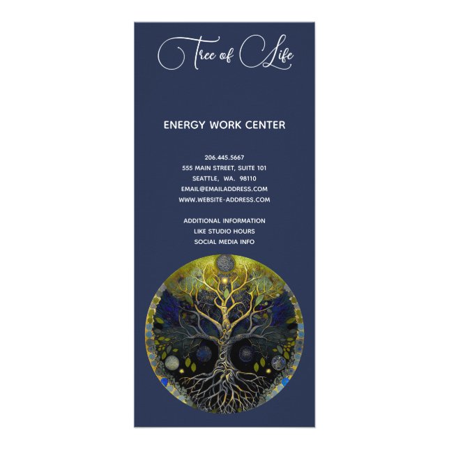 Tree of Life Luna Rack Card (Back)