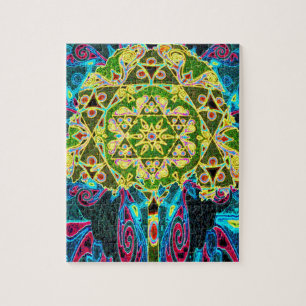 Tree of Life Mandala by Amelia Carrie Jigsaw Puzzle