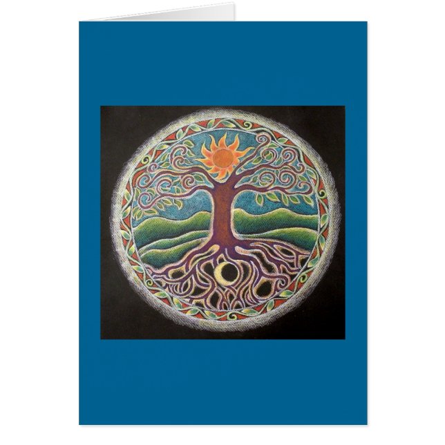 Tree of Life Mandala Card (Front)
