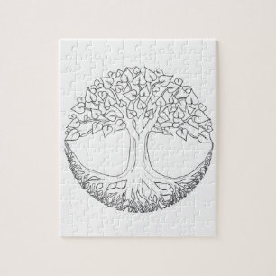 Tree of Life Mandala Jigsaw Puzzle