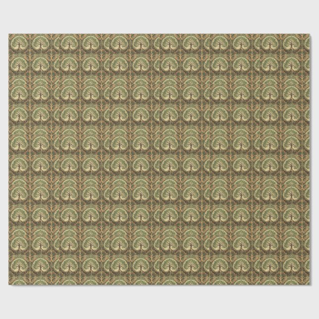 Tree of Life Mandala Spiritual Design Pattern Art Wrapping Paper (Flat)