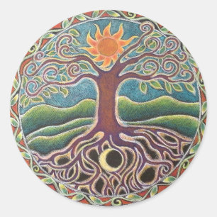 Tree of Life Mandala Sticker