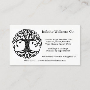 Tree of Life Metaphysical Bookstore Gifts Business Card