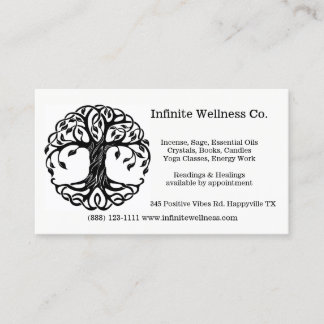 Tree of Life Metaphysical Bookstore Gifts Business Card