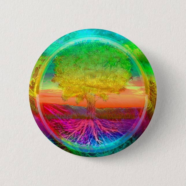 Tree of Life Miracles 6 Cm Round Badge (Front)