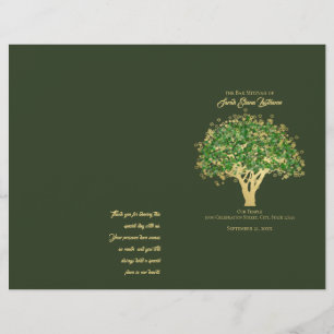 Tree of Life Mitzvah Program Cover