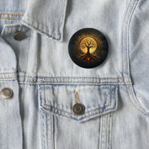 Tree of Life – Moonlit Enlightenment 6 Cm Round Badge