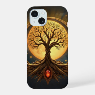 Tree of Life – Moonlit Enlightenment iPhone 15 Case