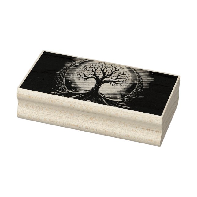 Tree of Life – Moonlit Enlightenment Rubber Stamp (Stamp)