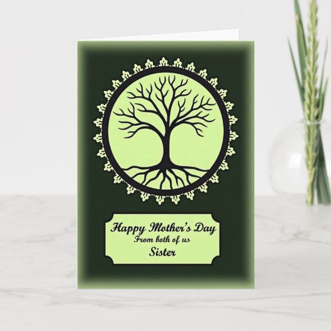Tree Of Life Mothers Day Card (Front)