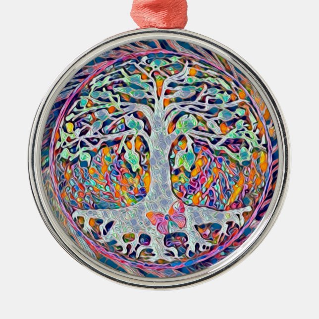 Tree of Life New Beginnings  Amelia Carrie Metal Tree Decoration (Front)