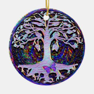 Tree of Life New Beginnings by Amelia Carrie Ceram Ceramic Tree Decoration