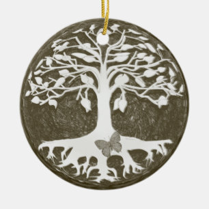 Tree of Life New Beginnings by Amelia Carrie Ceramic Tree Decoration