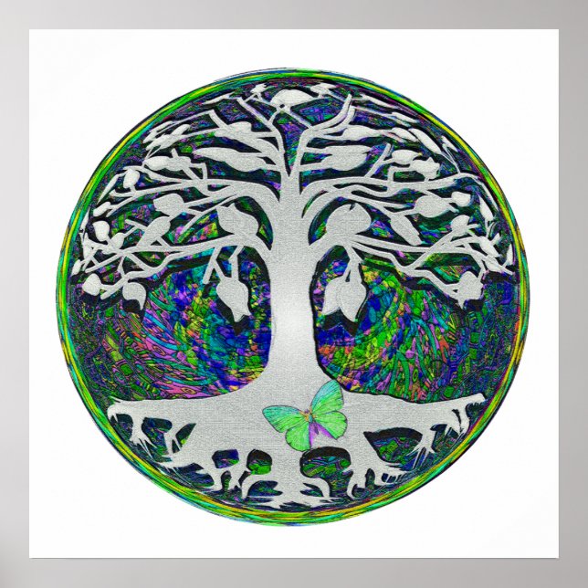 Tree of Life New Beginnings by Amelia Carrie Poster (Front)