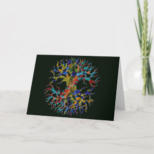 Tree of Life on Black Card