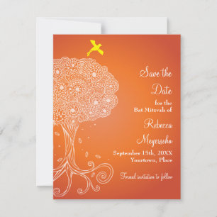Tree of Life Orange Bat Mitzvah Save the Date