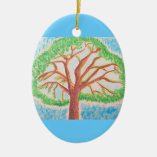 Tree of Life-oval ornament
