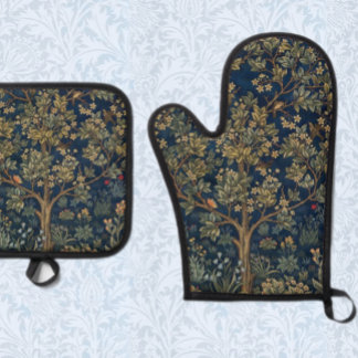 Tree of Life Oven Mitt & Pot Holder Set