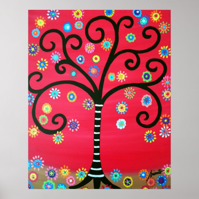 TREE OF LIFE PAINTING POSTER (Front)