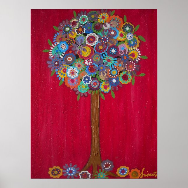 TREE OF LIFE PAINTING POSTER (Front)