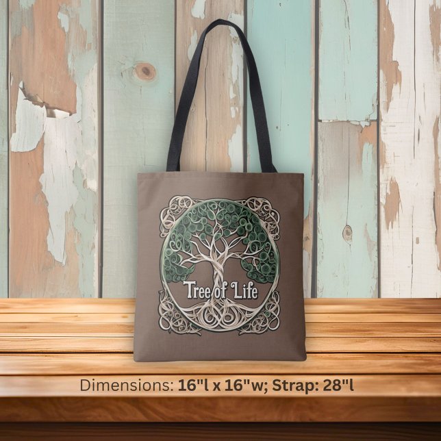 Tree of Life Paper Quilling Tote Bag (Creator Uploaded)