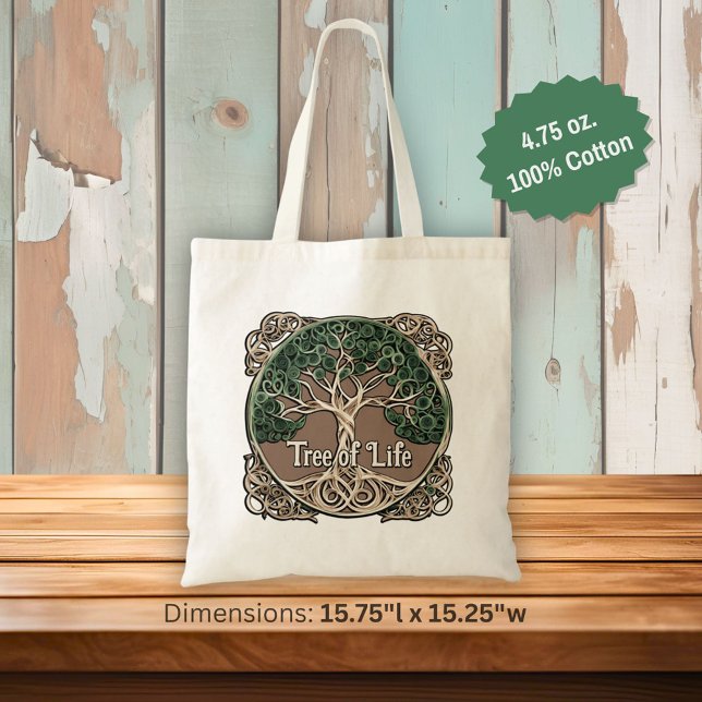 Tree of Life Paper Quilling Tote Bag (Creator Uploaded)