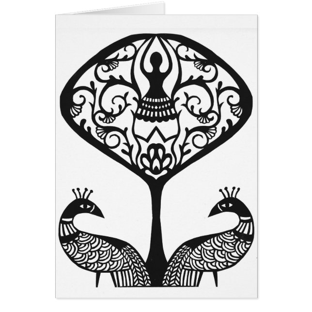 "Tree of Life" papercut design by Jennifer Kuhns (Front)